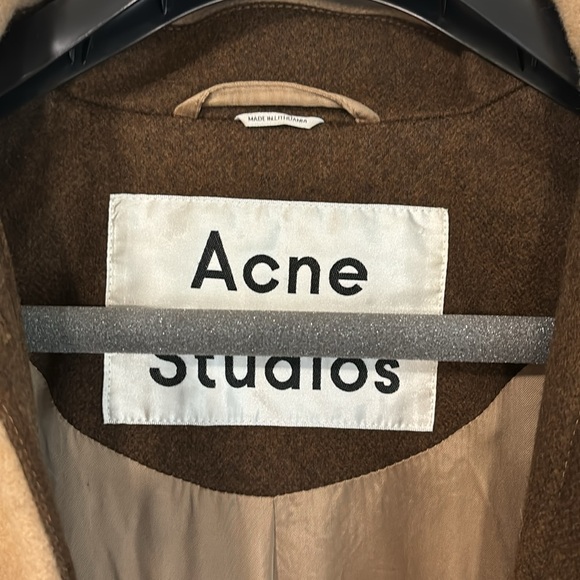 ACNE STUDIOS OVERSIZED WOOL COAT - Picture 2 of 12